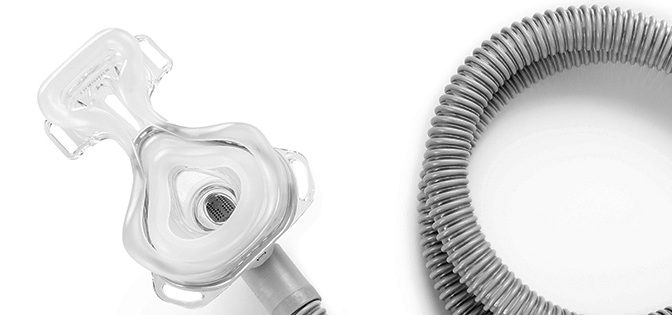 Breathing mask and hose (ENT Health Practice Bermuda)